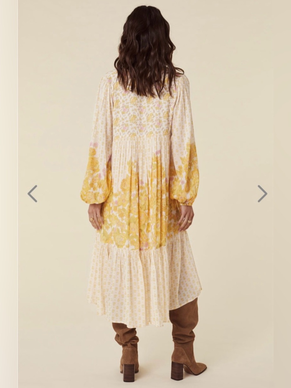 SPELL 🌼 Yellow Rose Boho Midi XS - Picture 4 of 12